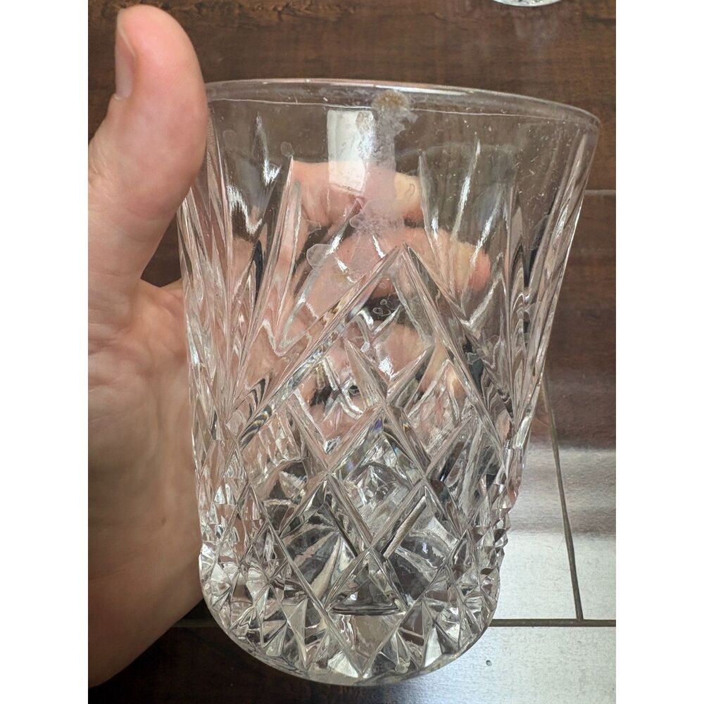 Vintage Bohemia Crystal Whiskey Glasses Set of 4 Lowball Rocks Tumblers Boxed - Picture 6 of 9